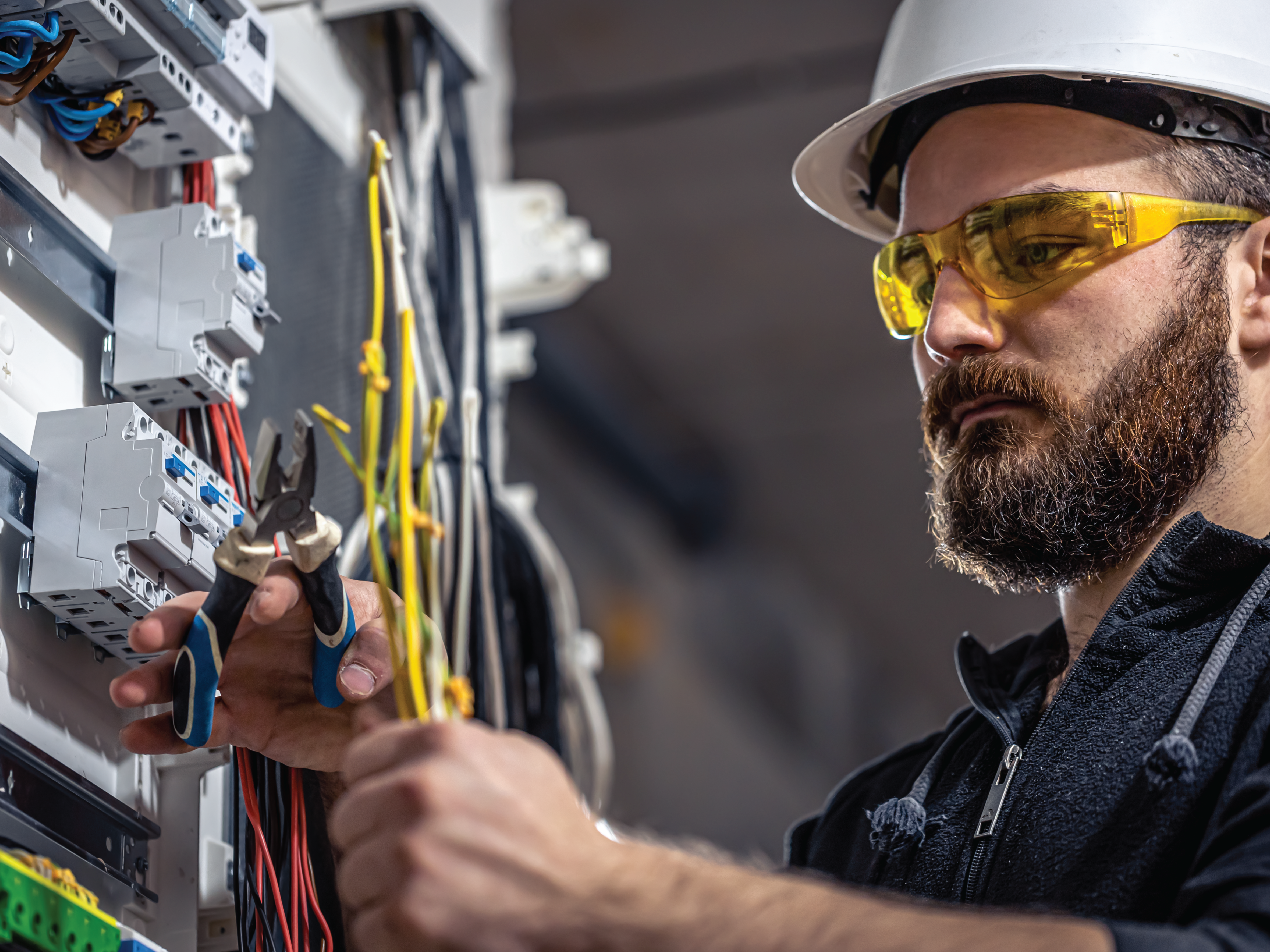 Professional electrical installation work